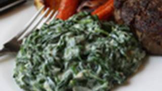 Creamed Spinach Recipe  Steakhouse Creamed Spinach [upl. by Galligan349]