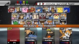 Super Smash Flash 2 v09 Preview [upl. by Atiekan]