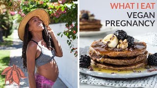 What I Eat in a Day HEALTHY VEGAN PREGNANCY [upl. by Miner]