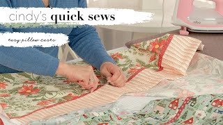 Easy Pillowcases Using Directional or Nondirectional Fabric [upl. by Etteniuqna]