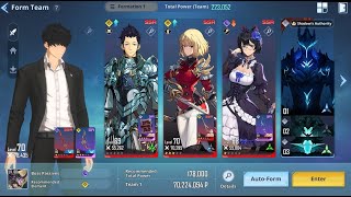 Solo Leveling ARISE  220k pow 70m dmg in 1 run with Cha Haein  Ennio lv60 [upl. by Ramas]