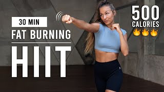 BURN 500 CALORIES with this 30 Minute Cardio Workout  Fat Burning HIIT Workout At Home [upl. by Fauver]