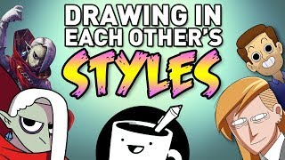 We Draw Nintendo Characters in Each Others Styles PART 1 [upl. by Wetzel]