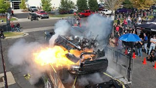 3000hp Dyno Engine FAILURE Explosion of Master Shredder [upl. by Mccreary]