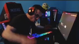 Streamers breaking their setup for 8 minutes straightpt2 [upl. by Htenay]