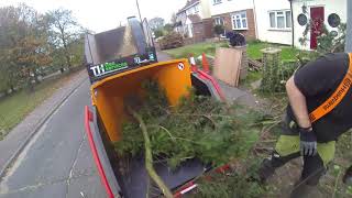 POV Forst ST6P Petrol Wood Chipper [upl. by Eziechiele]