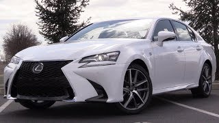 2018 Lexus GS 350 F Sport Review [upl. by Yelad]