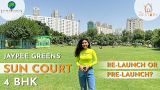 Jaypee Greens Sun Court  Golf Views Greater Noida  4 BHK Luxury Apartment [upl. by Setarcos]