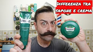 DIFFERENZE Tra Sapone e Crema da Barba  Proraso Verde  Gladio Rasoio Pettine Chiuso [upl. by Swetlana656]