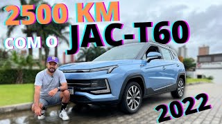 RODEI mais de 2500km COM o JAC T60 plus 2022 opinião do usuário [upl. by Halden60]