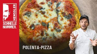 Schnelles PolentaPizza Rezept von Steffen Henssler [upl. by Mulry207]