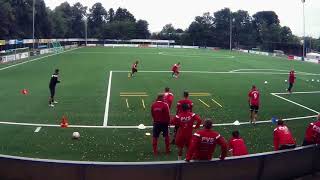 Fussballtraining mit Maik Stolzenberger Spaßige Schnelligkeitsübung im Wettbewerb [upl. by Kolb573]