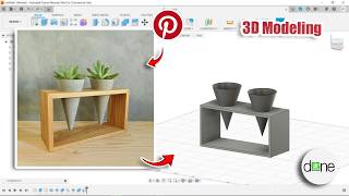 Want a Stunning DIY Desk Planter Watch This 3D Modeling Tutorial Now  Done [upl. by Evalyn]