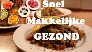 Snel Makkelijke en Gezond recept  zonder aardappelen rijst of pasta [upl. by Braden]