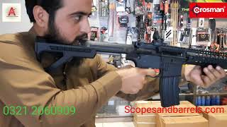 Crosman DPMS SBR FullAuto Review By Tahir Pathan [upl. by Ennybor]