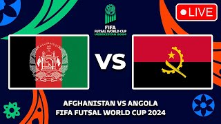 AFGHANISTAN VS ANGOLA FIFA FUTSAL WORLD CUP 2024 Preview Predictions amp Head to head [upl. by Eyllom]