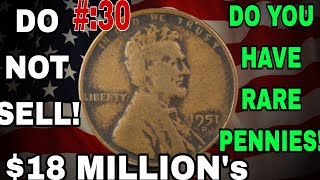 DO YOU HAVE THESE TOP 30 MOST VALUABLE PENNIESNICKELSQUARTER DOLLARS COINS WORTH MONEY Pennies [upl. by Pate]