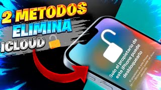 Cómo QUITAR iCloud Olvidado en iPhone 2024  SOLUCION con 2 MÉTODOS [upl. by Naimerej534]