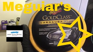 Meguiars Ultimate compound Ultimate polish Gold class Plus carnauba wax [upl. by Niamrej]