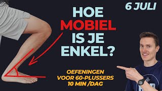 De HOEK in je enkel bepaalt hoe goed je zal kunnen blijven WANDELEN als jeouder wordt oefeningen [upl. by Dranoc]