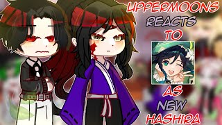 Uppermoons Reacts to Venti as New HashiraGCRV [upl. by Yehc]