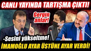 Ekrem İmamoğlu ile Taksiciler Odası Başkanı arasında tartışma çıktı [upl. by Antonina124]