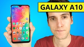 Samsung Galaxy A10 REVIEW y UNBOXING en español [upl. by Elly]