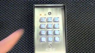 DC60SS Access Control Keypad  Changing the Master code [upl. by Iur]