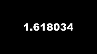 Il segreto del numero 1618034  il numero più IMPORTANTE al mondo [upl. by Ymeraj]