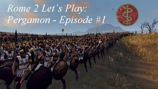 Total War Rome 2 Pergamon Campaign 01  Gotta Catch Them All [upl. by Amil244]