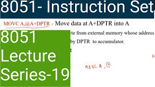 8051 Microcontroller Instruction Set Classifications With example Malayalam [upl. by Garth]