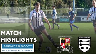 Match Highlights Rochester United v Tooting Bec [upl. by Shanleigh]