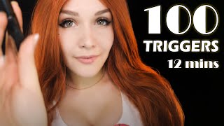 ASMR 100 TRIGGERS in 12 minutes 🌙✨ АСМР 100 ТРИГГЕРОВ за 12 МИНУТ 😴 [upl. by Hyacinthe]