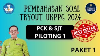 PEMBAHASAN SOAL TRYOUT UKPPG PILOTING  PAKET 1 [upl. by Eneluj]