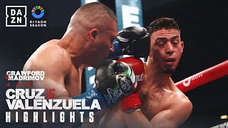 FIGHT HIGHLIGHTS  Riyadh Season Card Isaac Pitbull Cruz vs Jose Valenzuela [upl. by Aihsekan]