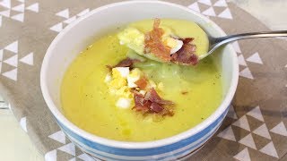 Crema de calabacín y queso de cabra en Thermomix DELICIOSA [upl. by Zaraf]