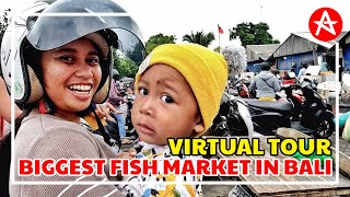 Update biggest fish market in Bali  Jimbaran fish market [upl. by Harahs]