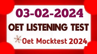 OET Listening Sample For Nurses  Test 29 OET Listening practice test 20 nurses exam online 2024 [upl. by Geoffrey]