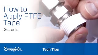 How to Apply PTFE Tape Sealants  Tech Tips  Swagelok 2020 [upl. by Berners659]