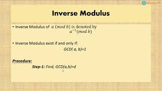 16 Inverse Modulus in Modular Arithmetic [upl. by Roee]