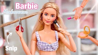 Quick Barbie Doll Makeovers Fixing Up amp Customizing Dolls [upl. by Euqinu681]