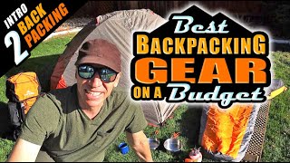 BEST BUDGET Backpacking Gear REVIEW Complete Set Up  279 [upl. by Lekym691]