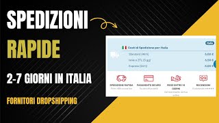 Fornitori Dropshipping Spedizione Veloce Italia [upl. by Attah]