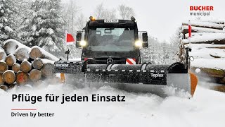 Bucher Municipal  Pflüge für jeden Einsatz [upl. by Nimesh639]