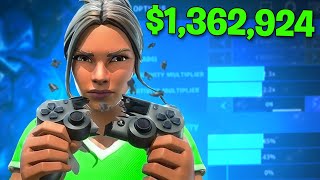 I Tried the RICHEST Controller Pros Settings 13M Earned  Wolfiez Settings [upl. by Tobye]