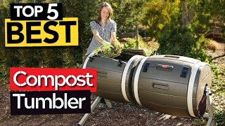 TOP 5 RIDICULOUSLY GOOD Compost Tumblers Today’s Top Picks [upl. by Airec330]