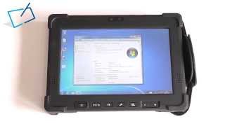 Durabook CA10 IP43MIL810 ruggedized 10quot Windows tablet [upl. by Noiraa]