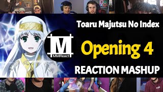 Toaru Majutsu no Index Opening 4  Reaction Mashup [upl. by Erasme]