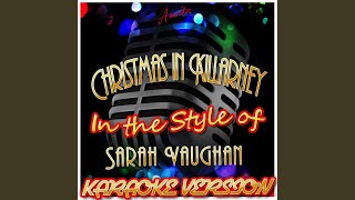 Broken Hearted Melody In the Style of Sarah Vaughan Karaoke Version [upl. by Galven645]