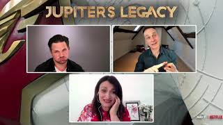 Matt Lanter amp Ben Daniels Talk quotJupiters Legacyquot [upl. by Trista]